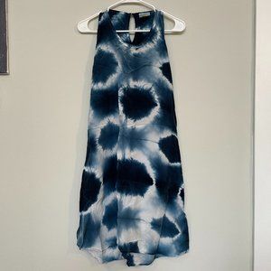 C&C California Blue Tie-Dye Dress